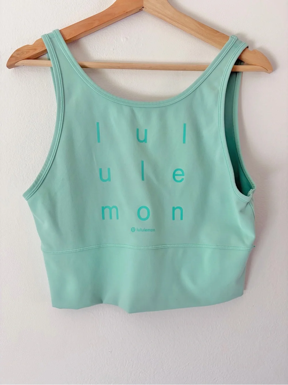 Lululemon Power Pivot Everlux Tank Top Motif In Wild Mint
